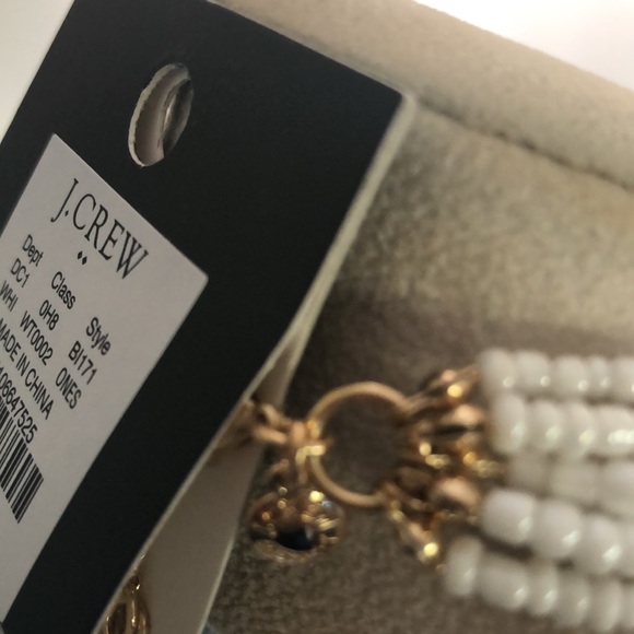 NWT J. Crew Statement Color block Beaded Necklace - Picture 4 of 5